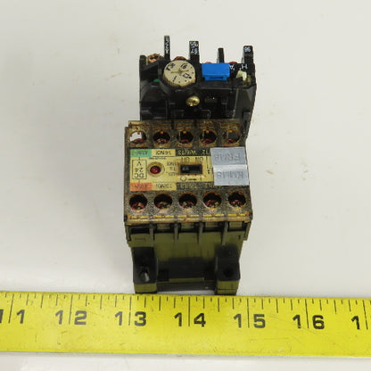 Mitsubishi SD-M11 24VDC Contactor W/TH-K12AB Thermal Overload Relay 1-1.6A