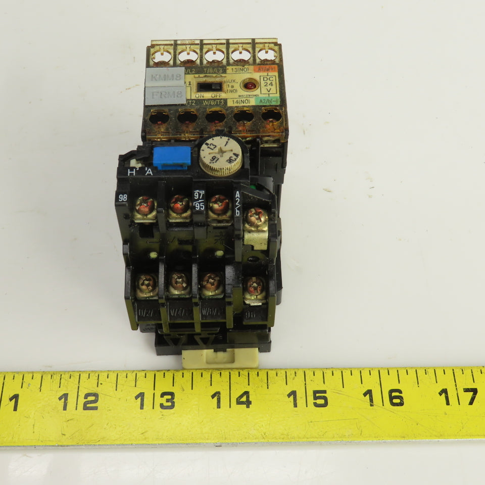 Mitsubishi SD-M11 24VDC Contactor W/TH-K12AB Thermal Overload Relay 1-1.6A