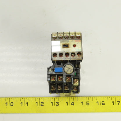 Mitsubishi SD-M11 24VDC Contactor W/TH-K12AB Thermal Overload Relay 1-1.6A