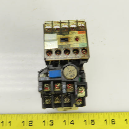 Mitsubishi SD-M11 24VDC Contactor W/TH-K12AB Thermal Overload Relay 7-11A