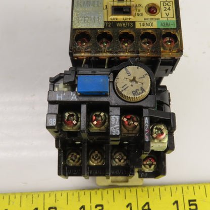 Mitsubishi SD-M11 24VDC Contactor W/TH-K12AB Thermal Overload Relay 7-11A
