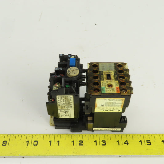 Mitsubishi SD-M11 24VDC Contactor W/TH-K12AB Thermal Overload Relay 7-11A
