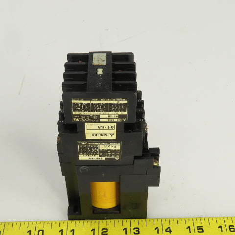 Mitsubishi SRD-K4 Magnetic Contactor 110-220V W/SRD-K8/UA-AX4 Auxiliary Contact