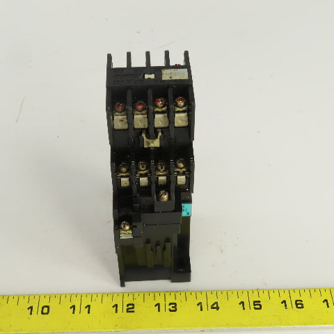 Mitsubishi SRD-K4 Magnetic Contactor 110-220V W/SRD-K8/UA-AX4 Auxiliary Contact