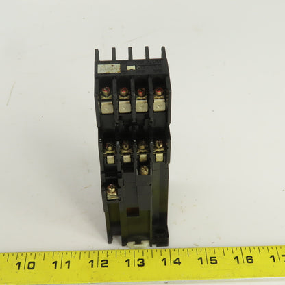 Mitsubishi SRD-K4 Magnetic Contactor 110-220V W/SRD-K8/UA-AX4 Auxiliary Contact