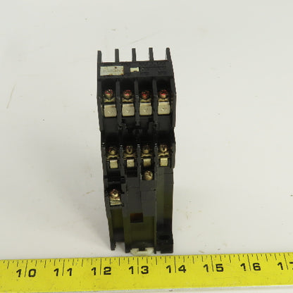 Mitsubishi SRD-K4 Magnetic Contactor 110-220V W/SRD-K8/UA-AX4 Auxiliary Contact