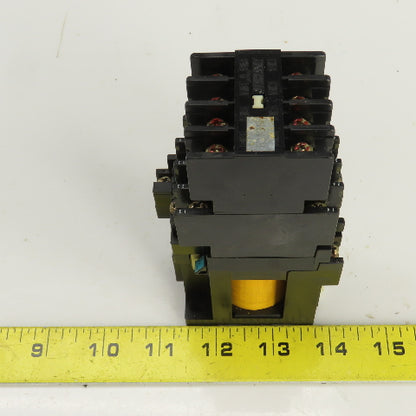 Mitsubishi SRD-K4 Magnetic Contactor 110-220V W/SRD-K8/UA-AX4 Auxiliary Contact