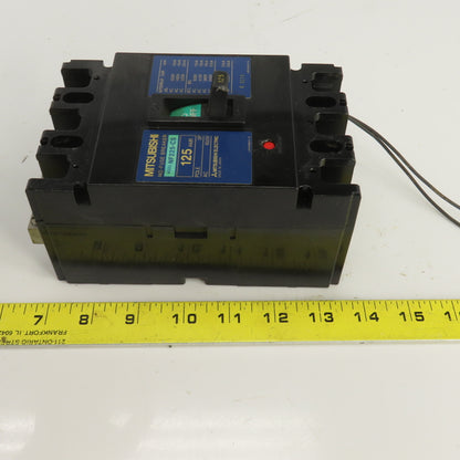 Mitsubishi NF225-CS 125 Amp No Fuse Breaker 3 Pole 600VAC