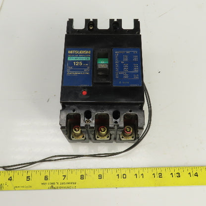 Mitsubishi NF225-CS 125 Amp No Fuse Breaker 3 Pole 600VAC