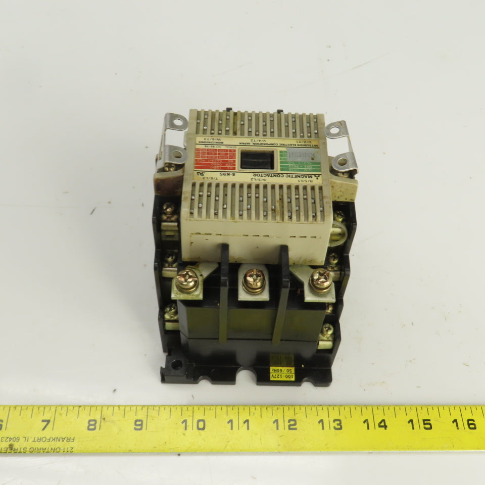 Mitsubishi S-K95 200-660VAC Magnetic Contactor 30-55kW 105-65 Amp