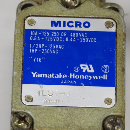 Honeywell 1LSI-J Micro Rocker Arm Limit Switch 125-480VAC 10A Lot Of 3