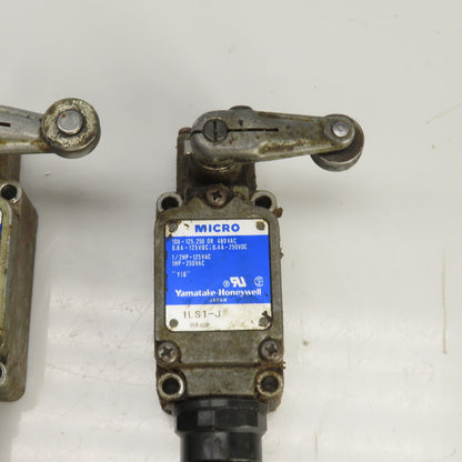 Honeywell 1LSI-J Micro Rocker Arm Limit Switch 125-480VAC 10A Lot Of 3