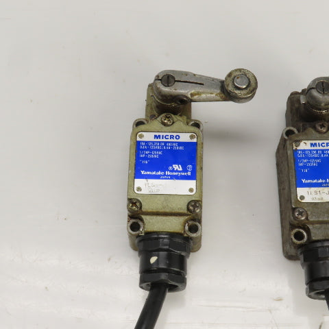 Honeywell 1LSI-J Micro Rocker Arm Limit Switch 125-480VAC 10A Lot Of 3