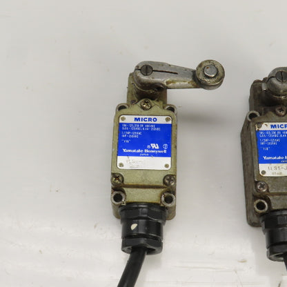 Honeywell 1LSI-J Micro Rocker Arm Limit Switch 125-480VAC 10A Lot Of 3