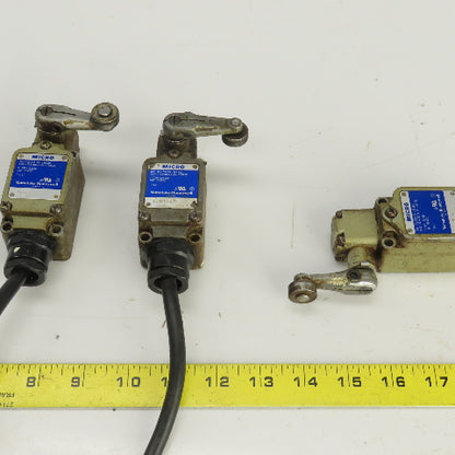 Honeywell 1LSI-J Micro Rocker Arm Limit Switch 125-480VAC 10A Lot Of 3