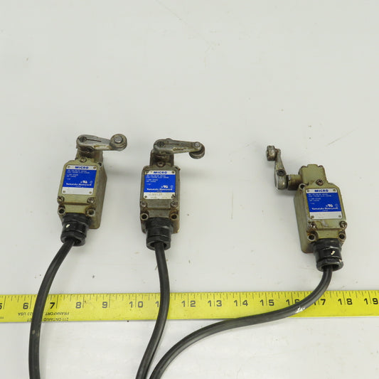 Honeywell 1LSI-J Micro Rocker Arm Limit Switch 125-480VAC 10A Lot Of 3