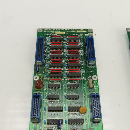 Okuma E0241-653-096/E0241-653-095 OPUS 5000 Panex Card 3A / 2A Lot Of 2