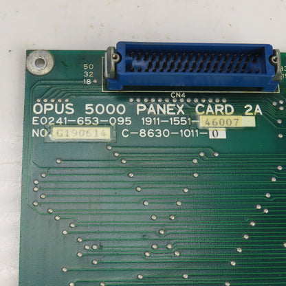 Okuma E0241-653-096/E0241-653-095 OPUS 5000 Panex Card 3A / 2A Lot Of 2