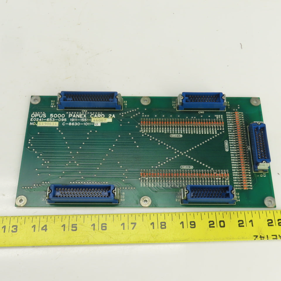 Okuma E0241-653-096/E0241-653-095 OPUS 5000 Panex Card 3A / 2A Lot Of 2