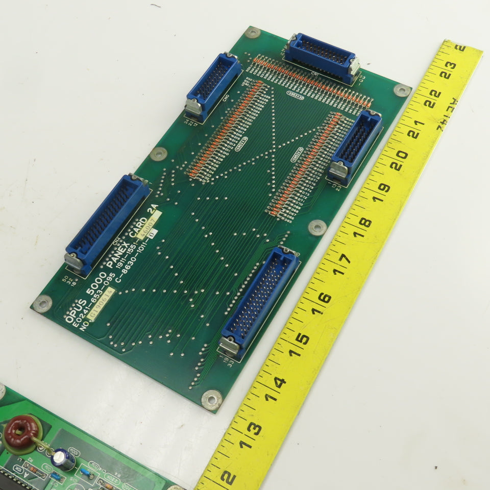 Okuma E0241-653-096/E0241-653-095 OPUS 5000 Panex Card 3A / 2A Lot Of 2