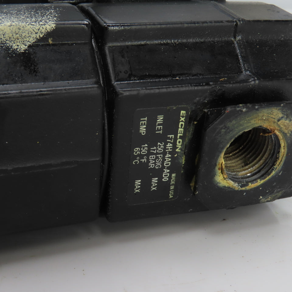 Norgren Excelon F74H-4AD-AD0 / L74M-4AP-QDN Pneumatic Lubricator/Filter 1/2" NPT