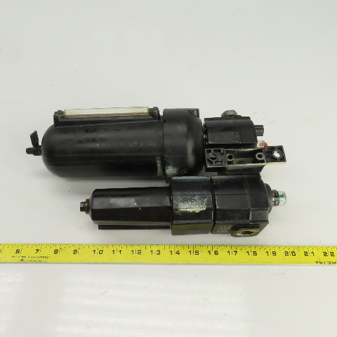 Norgren Excelon F74H-4AD-AD0 / L74M-4AP-QDN Pneumatic Lubricator/Filter 1/2" NPT