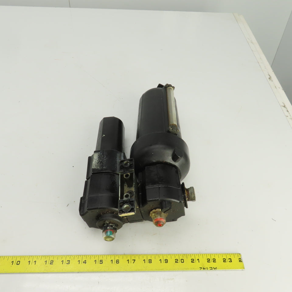 Norgren Excelon F74H-4AD-AD0 / L74M-4AP-QDN Pneumatic Lubricator/Filter 1/2" NPT