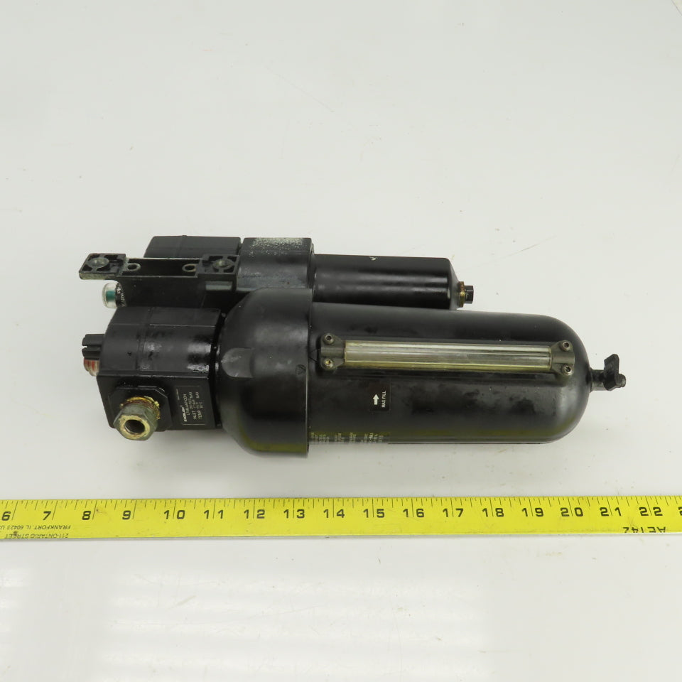 Norgren Excelon F74H-4AD-AD0 / L74M-4AP-QDN Pneumatic Lubricator/Filter 1/2" NPT