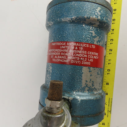 Partridge Hydraulic/Air Pressure Intensifier 6 Discharge