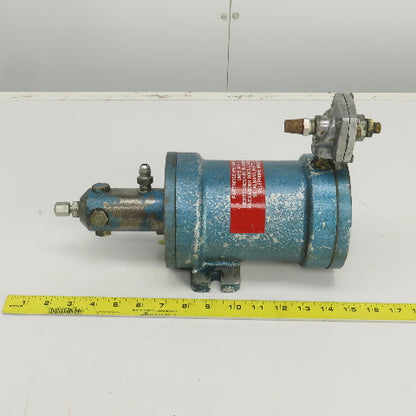 Partridge Hydraulic/Air Pressure Intensifier 6 Discharge