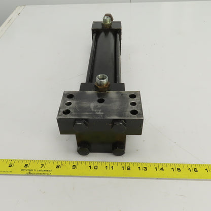Double Acting Hydraulic Cylinder 7-3/4" Stroke 1" Rod 1-1/2" Bore Block Mount