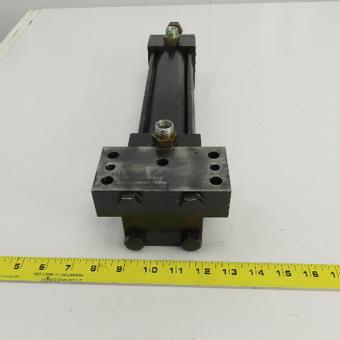 Double Acting Hydraulic Cylinder 7-3/4" Stroke 1" Rod 1-1/2" Bore Block Mount