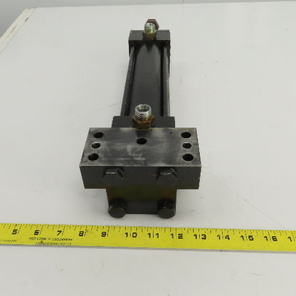 Double Acting Hydraulic Cylinder 7-3/4" Stroke 1" Rod 1-1/2" Bore Block Mount
