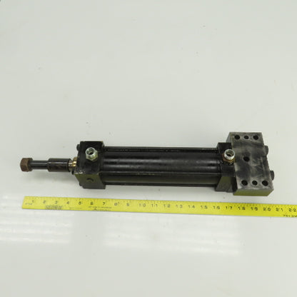 Double Acting Hydraulic Cylinder 7-3/4" Stroke 1" Rod 1-1/2" Bore Block Mount