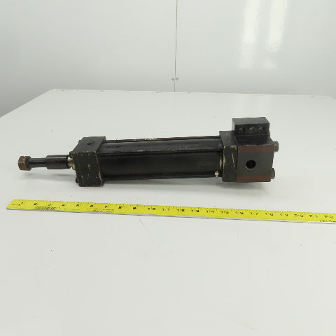 Double Acting Hydraulic Cylinder 7-3/4" Stroke 1" Rod 1-1/2" Bore Block Mount