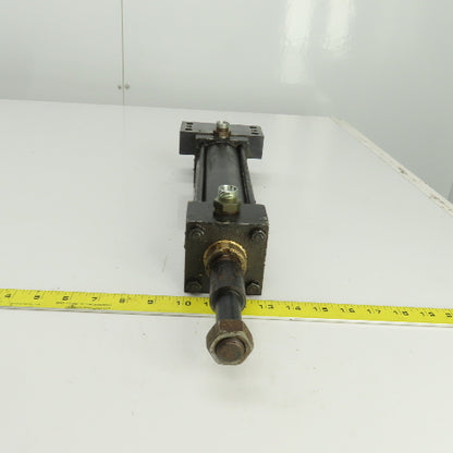 Double Acting Hydraulic Cylinder 7-3/4" Stroke 1" Rod 1-1/2" Bore Block Mount