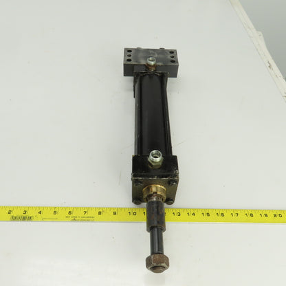 Double Acting Hydraulic Cylinder 7-3/4" Stroke 1" Rod 1-1/2" Bore Block Mount