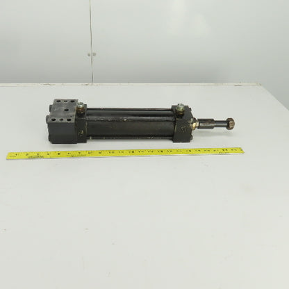 Double Acting Hydraulic Cylinder 7-3/4" Stroke 1" Rod 1-1/2" Bore Block Mount