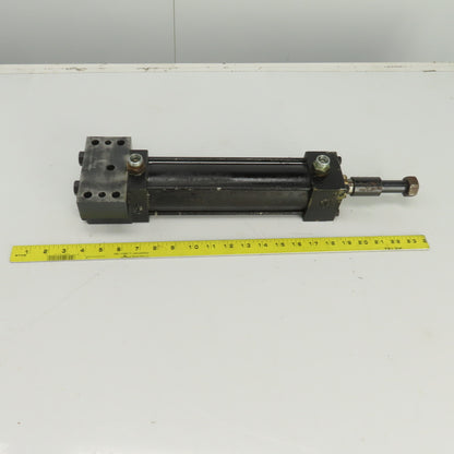 Double Acting Hydraulic Cylinder 7-3/4" Stroke 1" Rod 1-1/2" Bore Block Mount