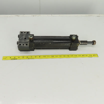 Double Acting Hydraulic Cylinder 7-3/4" Stroke 1" Rod 1-1/2" Bore Block Mount