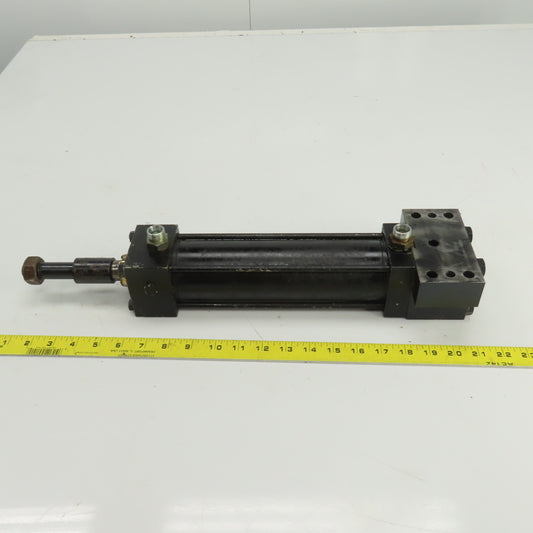 Double Acting Hydraulic Cylinder 7-3/4" Stroke 1" Rod 1-1/2" Bore Block Mount