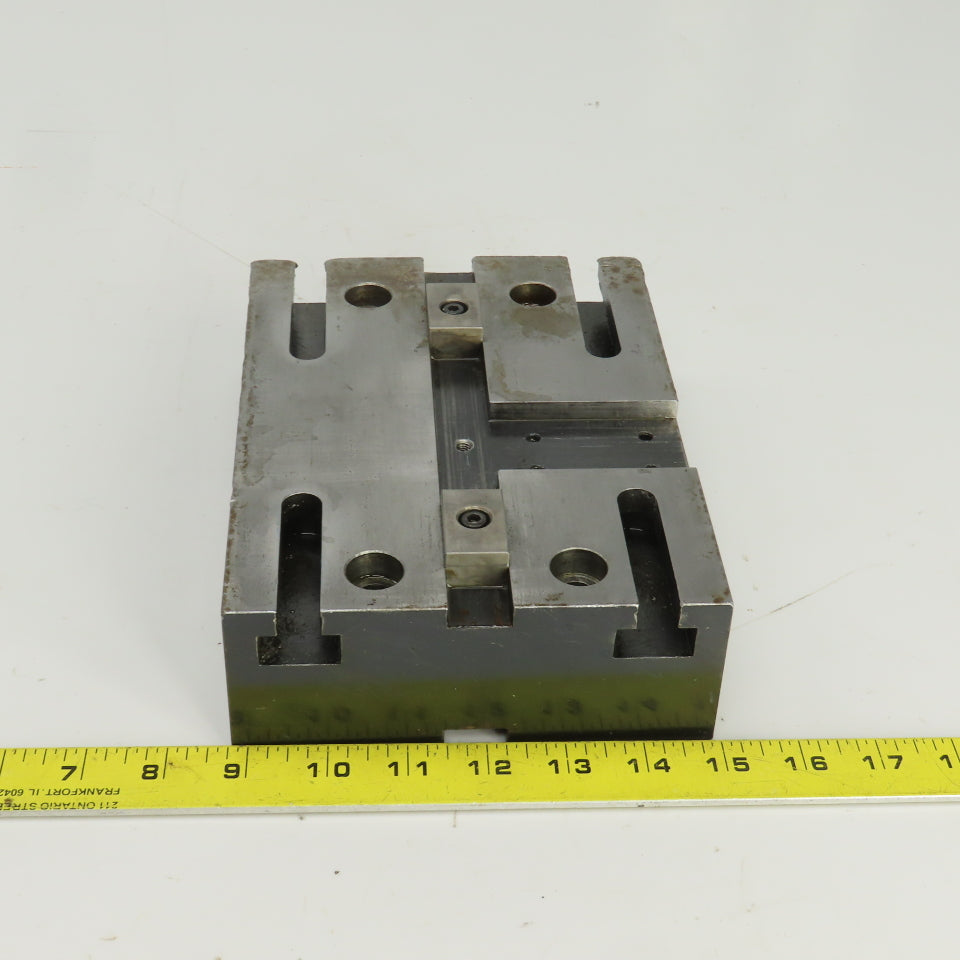 8-1/2" x 6-1/8" x 3-3/8" Mounting Fixture Jig 0.985" T-Slotted