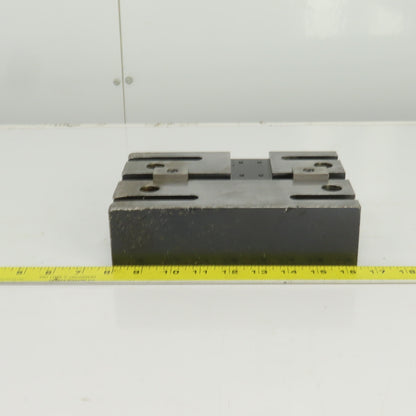 8-1/2" x 6-1/8" x 3-3/8" Mounting Fixture Jig 0.985" T-Slotted