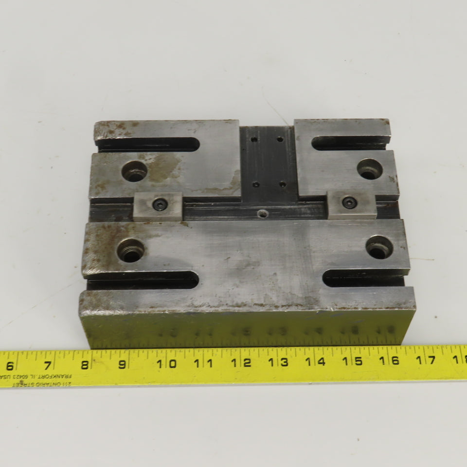 8-1/2" x 6-1/8" x 3-3/8" Mounting Fixture Jig 0.985" T-Slotted