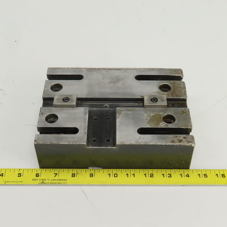 8-1/2" x 6-1/8" x 3-3/8" Mounting Fixture Jig 0.985" T-Slotted