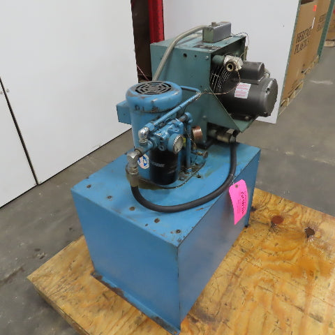 Vickers TK25VP 3Hp 3Ph 208-230/460V Hydraulic Power Unit & Heat Exchanger 30 Gal
