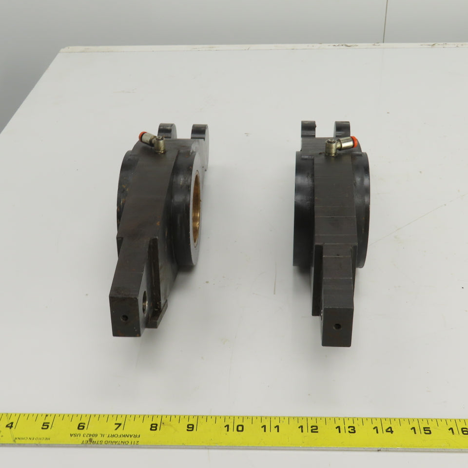 13-5/8" OAL Steering Guiding Pivot Arm 60mm Cooled Brass Bushing Lot Of 2
