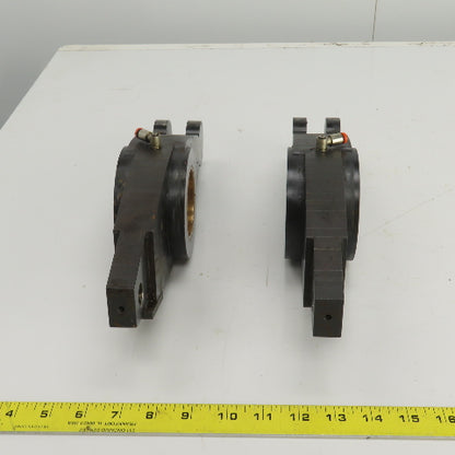 13-5/8" OAL Steering Guiding Pivot Arm 60mm Cooled Brass Bushing Lot Of 2
