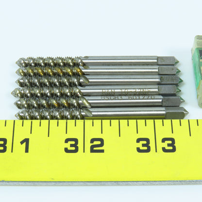 Misc. 10-32 Hand Spiral and Straight Flute Tap 3F Lot of 8