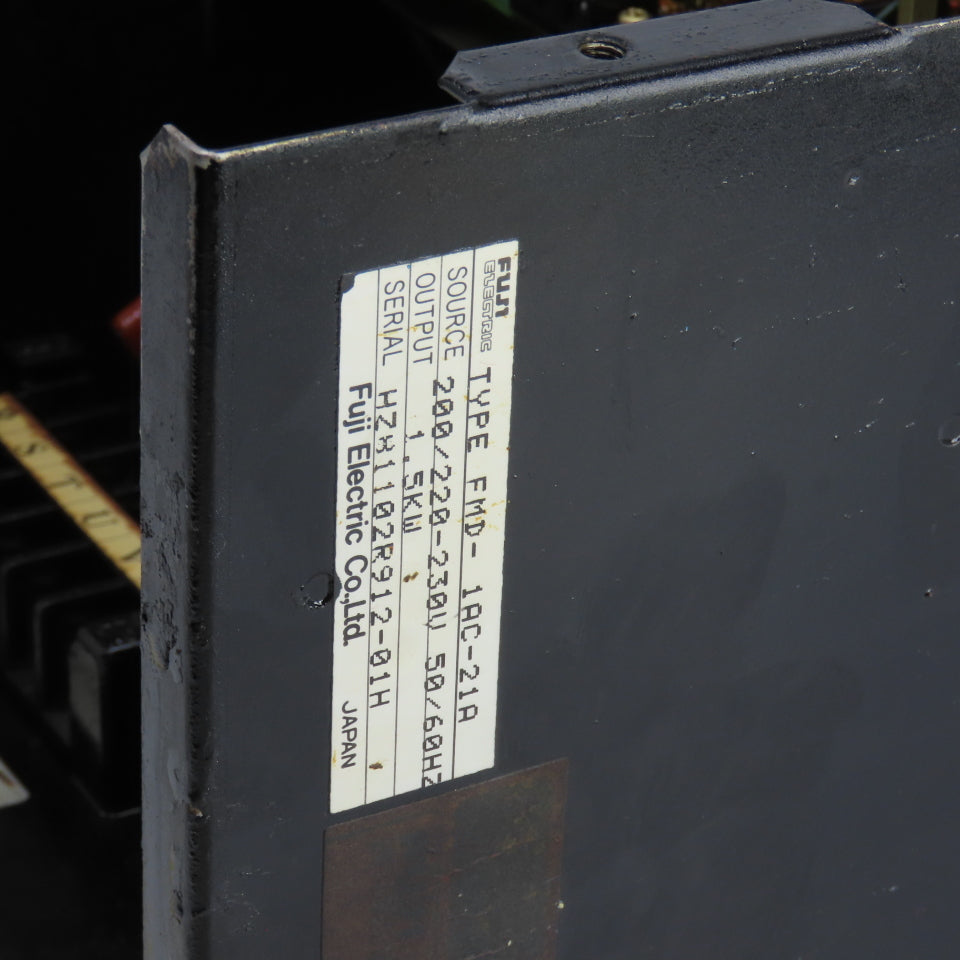 Fuji Electric FMD-1AC-21A 1.5KW AC Spindle Drive VFD 220-230V 50/60HZ  No Cover